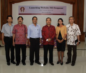 UPT Puskom ISI Denpasar Launching Website ISI Denpasar