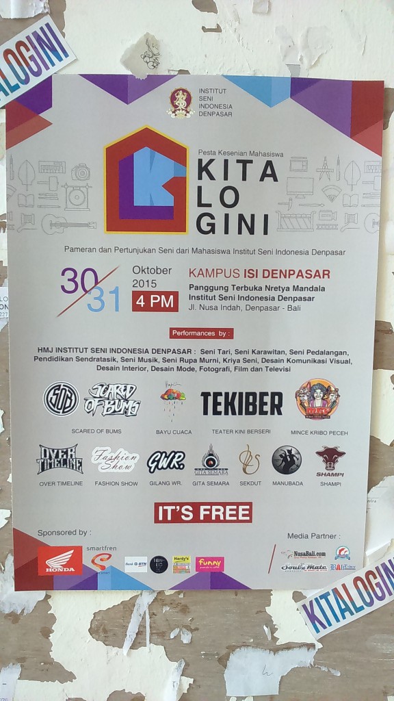 Pesta Kesenian Mahasiswa ” KITA LO GINI”