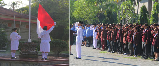 Upacara Bendera Dalam Rangka Memperingati  Hari Kebangkitan Nasional di ISI Denpasar