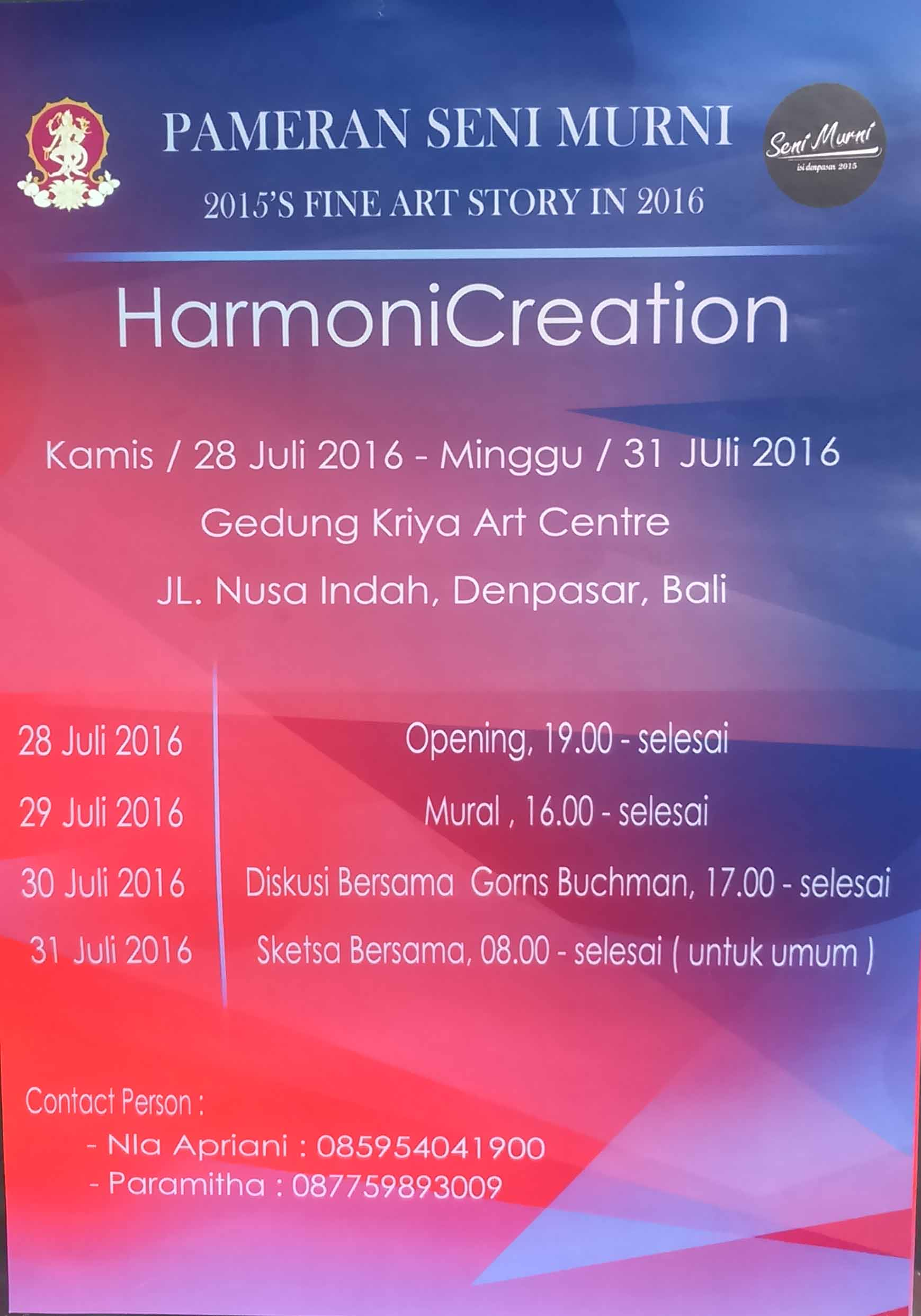 Pameran Seni Murni HarmoniCreation