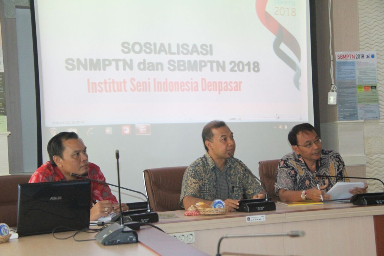 ISI DENPASAR MULAI LAKSANAKAN SNMPTN 2018