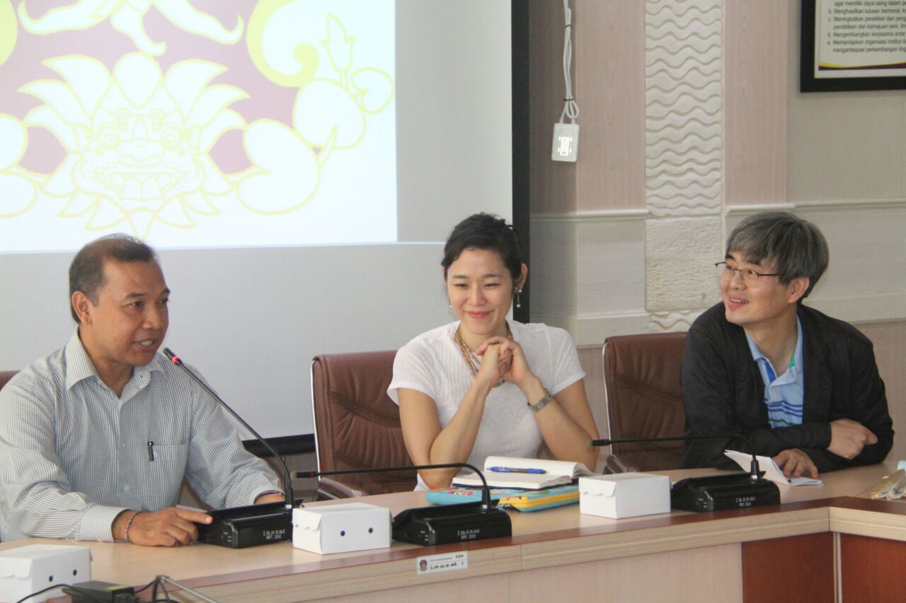 Kolabirasi Seoul Institute of The Arts dengan ISI Denpasar Rancang Perkuliahan Berbasis IT