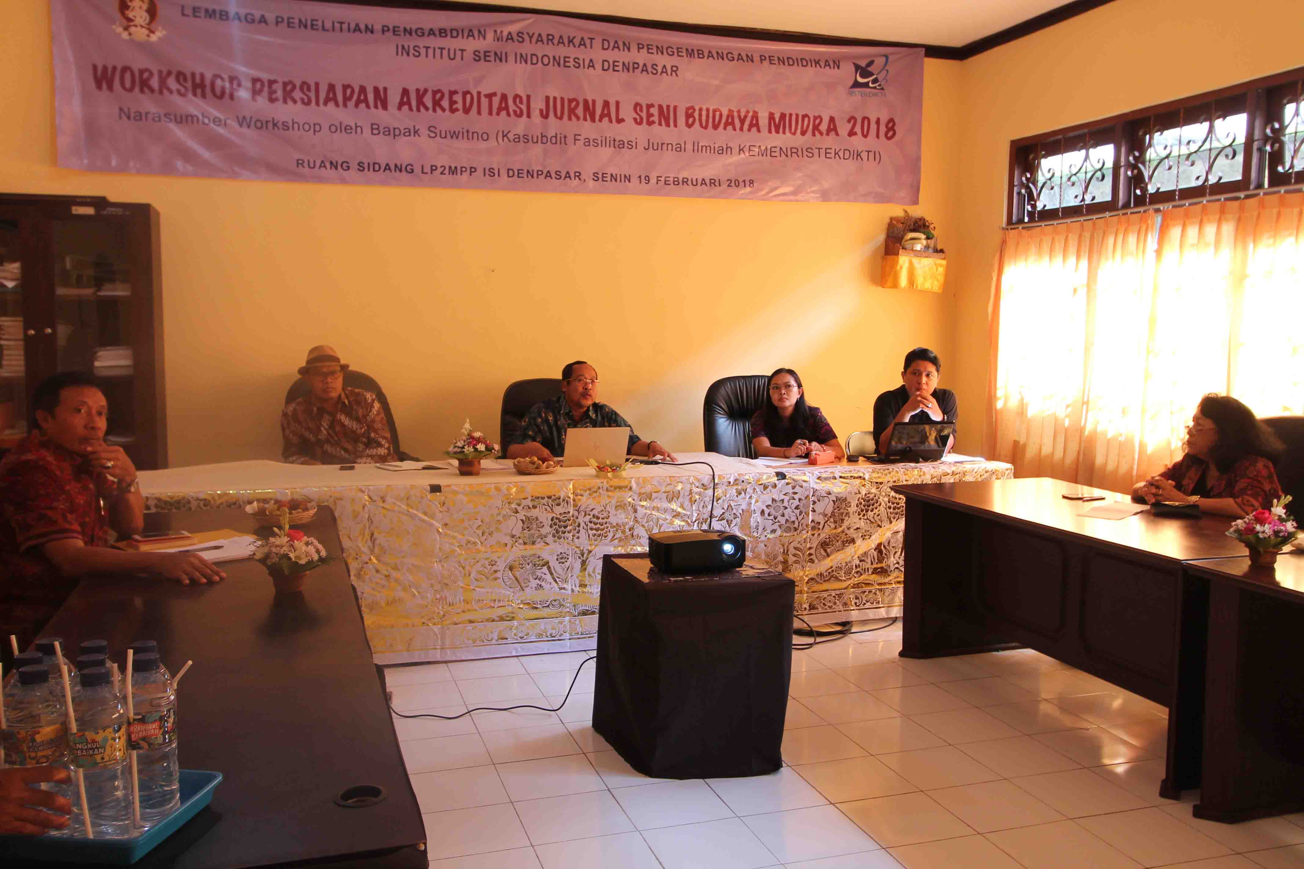 WORKSHOP PERSIAPAN AKREDITASI JURNAL SENI BUDAYA MUDRA