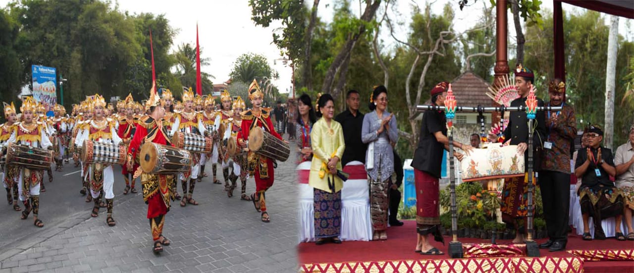 ISI DENPASAR SUKSESKAN PAWAI BUDAYA IMF-WB