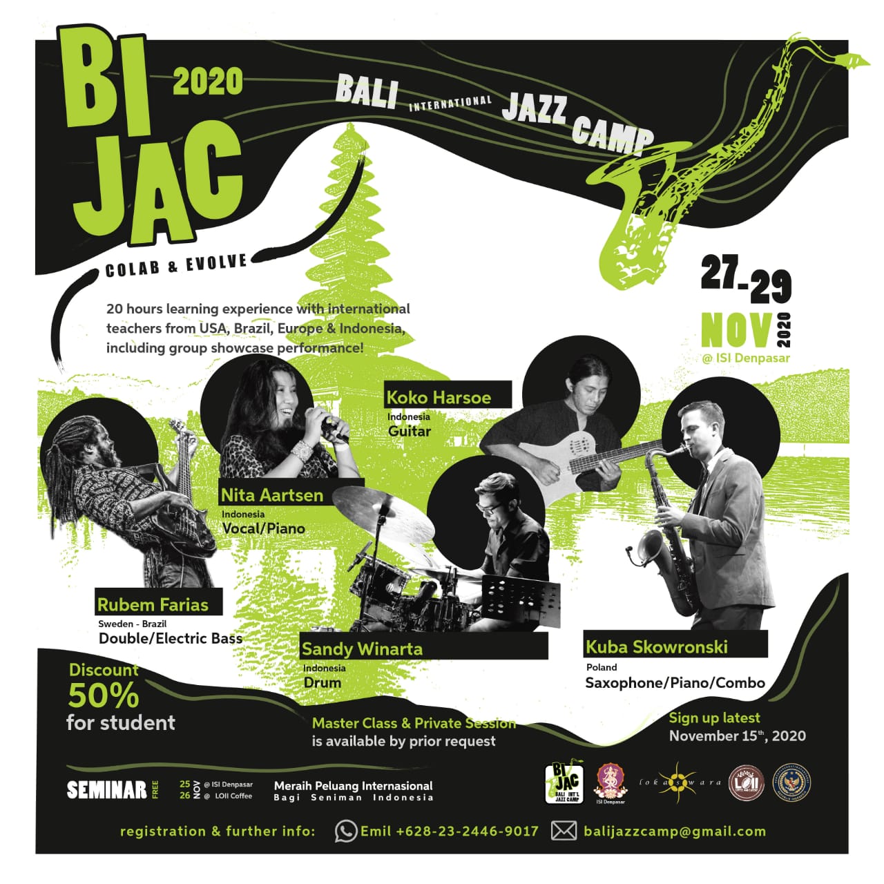 BALI INTERNATIONAL JAZZ CAMP