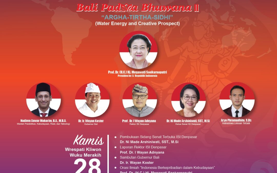 Dies Natalis XIX Bali Padma Bhuwana II “Argha-Tirtha-Sidhi” (Water Energy and Creative Prospect)