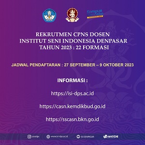 Rekrutmen CPNS Dosen Internet Seminar Indonesia Denpasar Tahun 2023 : 22 Formasi