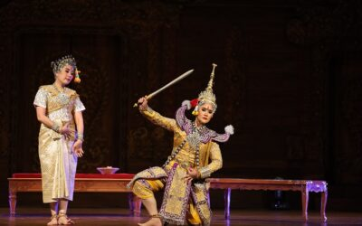 Petchaburi Rajabat University Pentaskan Khon Episode Ramayana “Menculik Sita” pada FKI+ XII, 2023